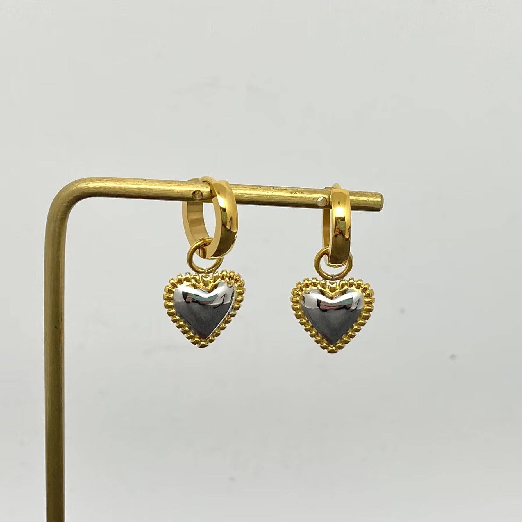 Sabrina Two Tone Earrings