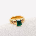 Oasis Emerald Ring